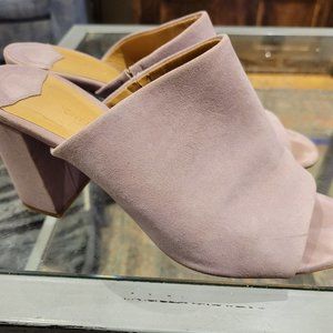 Tony Bianco Lilac Mules Block Heel